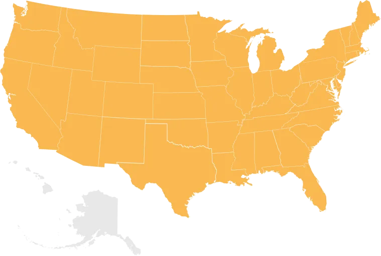 Mapa de Estados Unidos