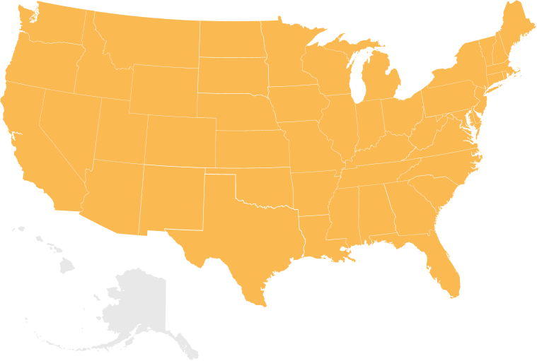 Mapa de Estados Unidos